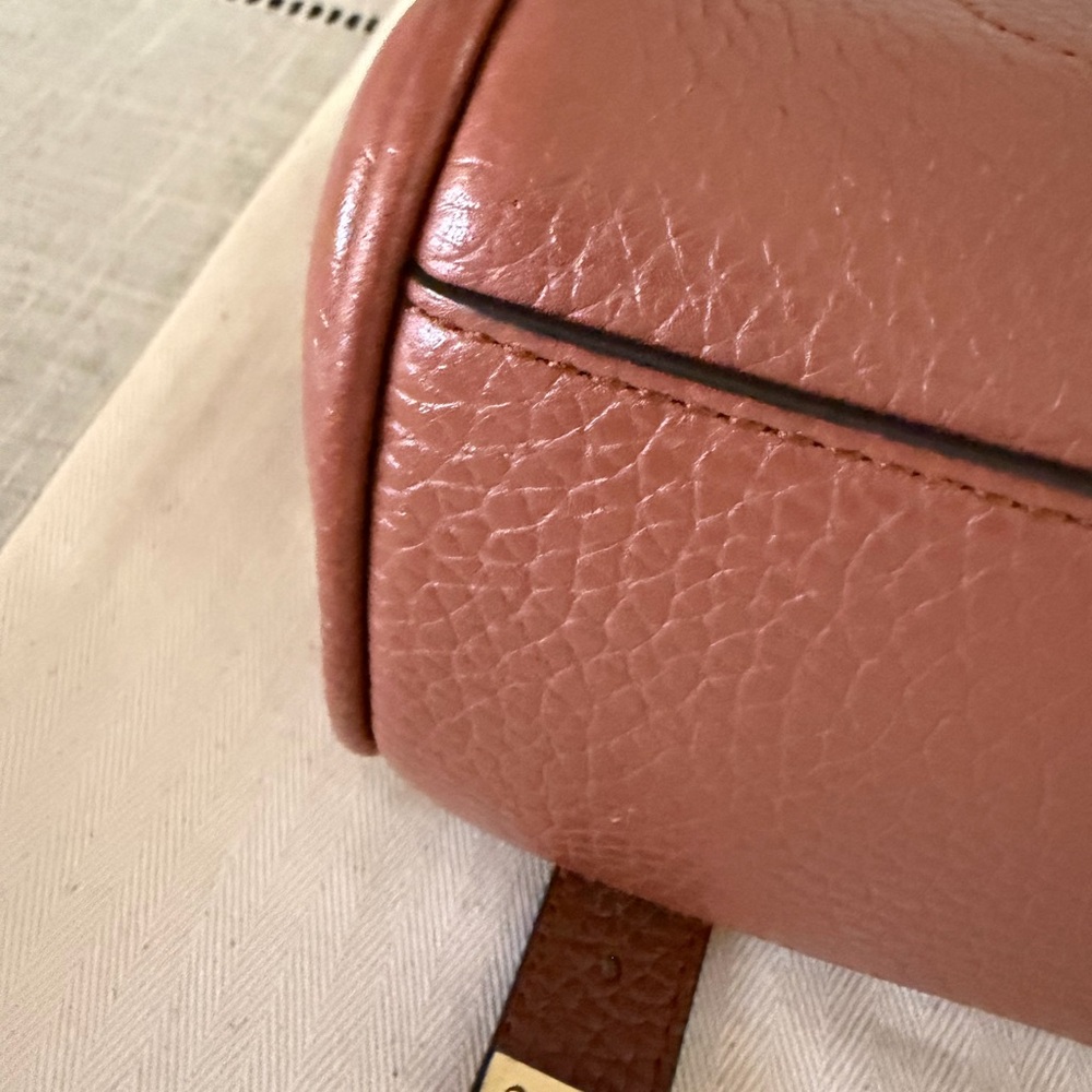Mulberry Braided-Handle Mini Satchel in Chestnut - Picture 9 of 16